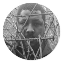 Caged Emotion Round Sticker
