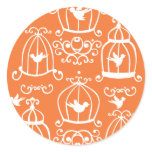 Cagey Round Sticker