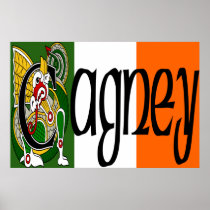 Cagney Celtic Dragon Poster Print