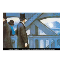 Caillebotte - Le Pont de l'Europe posters
