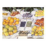 Caillebotte's Fruit Stand Postcard