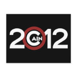 Cain 2012 Black Postcard