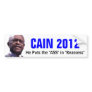CAIN 2012: He Puts the "ASS" in "Reassess" Bumper Stickers