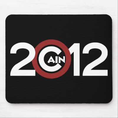 Cain 2012 Mousepad in Black by AmericanElephant