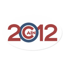 Cain 2012 Oval Bumper Sticker