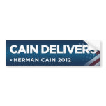 CAIN DELIVERS BUMPER STICKERS