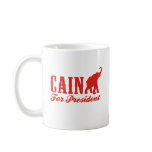 CAIN FOR PRESIDENT (Gothic) mugs