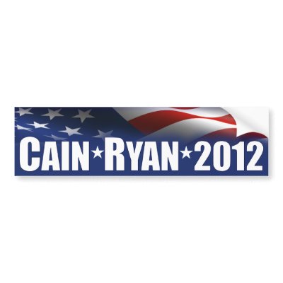 Cain Ryan 2012 Bumper Stickers by Megatudes