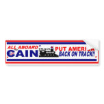 cain train bumper sticker