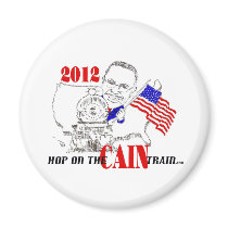 CAIN TRAIN FRIDGE MAGNETS
