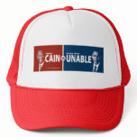 CAIN vs UNABLE Herman Cain 2012 Mesh Hat
