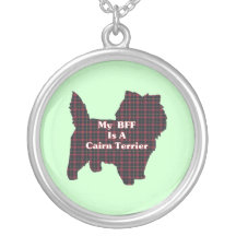 Cairn Terrier BFF Personalized Necklace