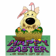 Cairn Terrier Happy Easter Sculpture Photo Sculpture