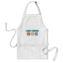 CAIRN TERRIER MOM Paw Print 1 Apron