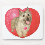 Cairn Terrier Valentine's Day Mousepads