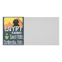 Cairo Egypt - Vintage travel poster art Photo Greeting Card