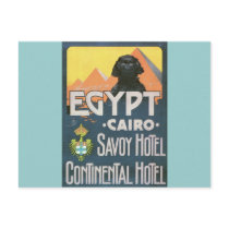 Cairo Egypt - Vintage travel poster art Postcards