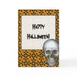 Cairo Lg Black Skulls Greeting Card
