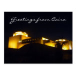 cairo opera night greetings postcard