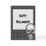 Cairo Sm Black Skulls Greeting Card