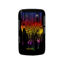 Caisse audacieuse de Blackberry de zèbre coloré Coque Case-Mate Blackberry