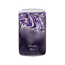Caisse blanche pourpre de téléphone de Blackberry  Coques Blackberry Bold