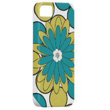 Caisse chic verte d'Iphone 5 de fleur de Boho iPhone 5 Case