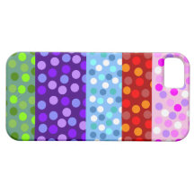Caisse colorée du point de polka iPhone5 Coque iPhone 5 Case-Mate