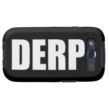 Caisse de galaxie de DERP Samsung Coques Galaxy S3