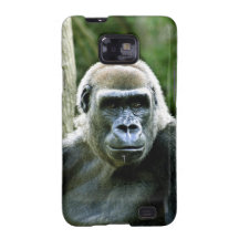 Caisse de galaxie de Samsung de profil de gorille Coques Galaxy S2