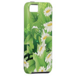Caisse florale de point de la mode 7 coques iPhone 5