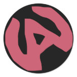 CAJ ROUND STICKERS