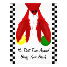 Cajun Crawfish Boil Party Invitation