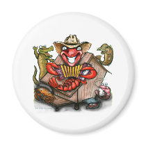 Cajun Fridge Magnet
