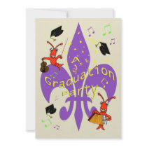 Cajun Themed Graduation Invitation