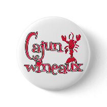 Cajun Wineaux crawfish red Pin