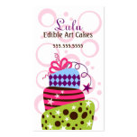 Cake Art Bakery Business Cards