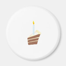 Cake Birthday Party Set Fridge Magnet