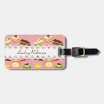 Cake Buffet (Pink) Personalized Luggage Tag