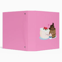 Cake Family 3 Ring Binder