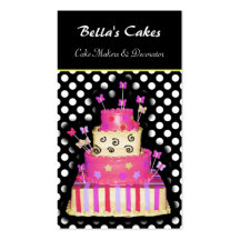 Cake makers business Cards
