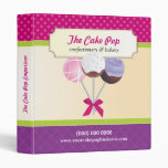 Cake Pop Business Binder