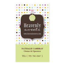 Cake Pop Business Card