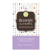 Cake Pop Business Card