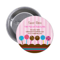 Cake Pops Bakery Button buttons