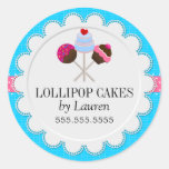 Cake Pops Bakery Stickers