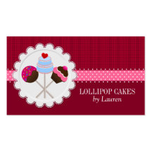 Cake Pops Business Cards