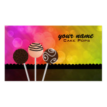 Cake Pops Business Cards business cards