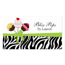Cake Pops Business Cards