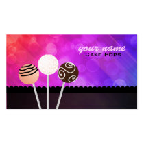 Cake Pops Business Cards business cards